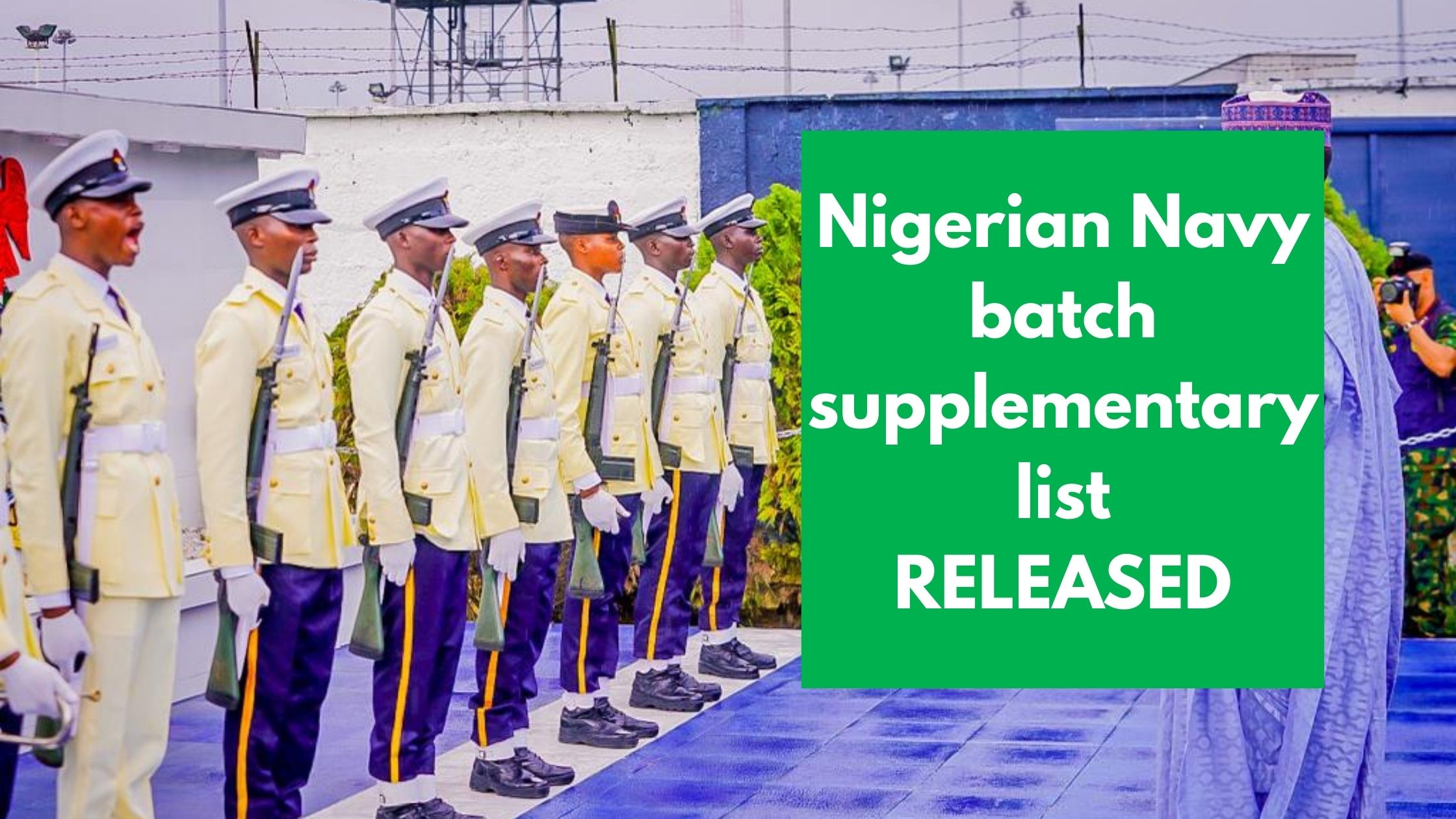 Read more about the article Nigerian Navy Batch 39 Supplementary List 2026 Released